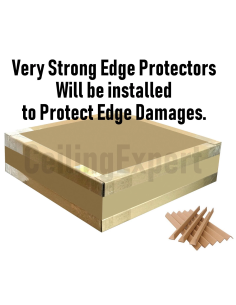 Fine Fissured Acoustic Ceiling Tiles 595x595mm - 48 Pack 17.28m2 2